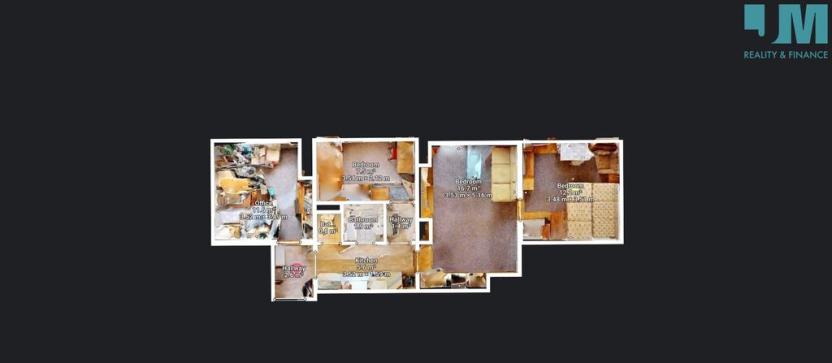 Pronájem bytu 4+1, Vsetín, Luh, 63 m2