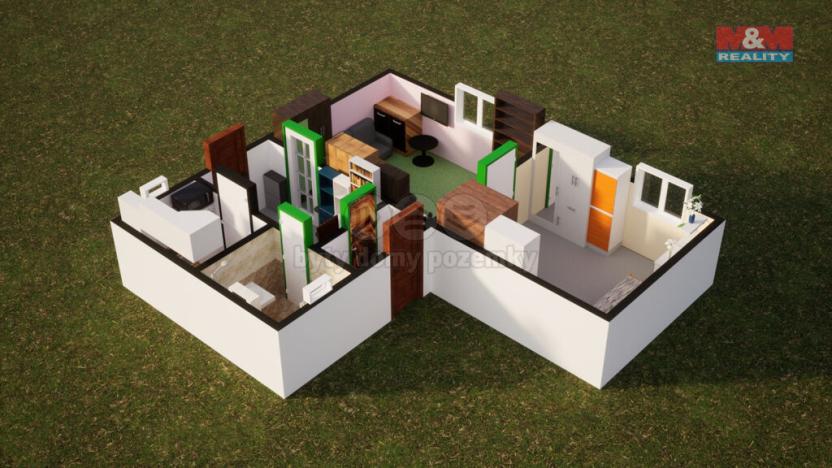 Prodej rodinného domu, Roudnice nad Labem, Barákova, 44 m2