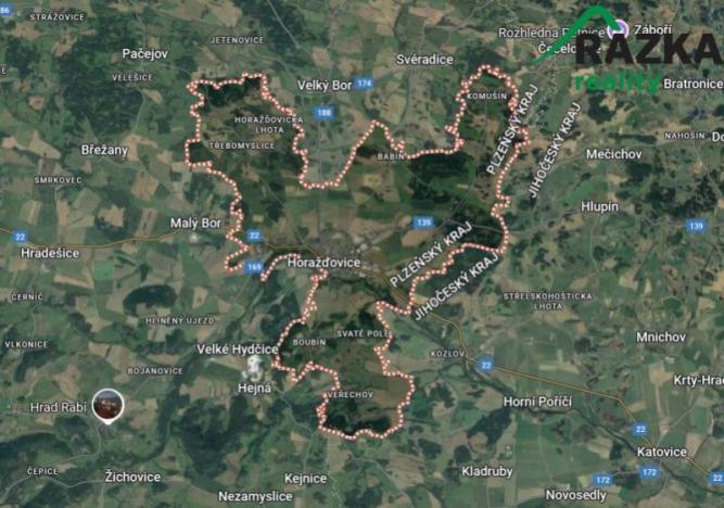 Prodej pole, Horažďovice, 19860 m2