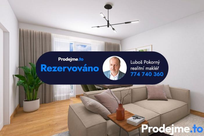 Prodej bytu 2+1, Brno, Bakalovo nábřeží, 55 m2