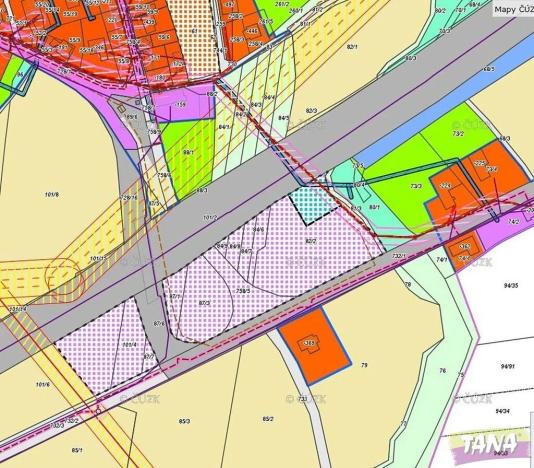 Prodej komerčního pozemku, Čtveřín, 3080 m2