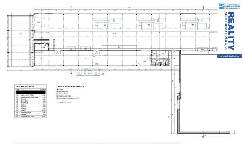 Pronájem skladu, Lišov, Hůrecká, 1768 m2