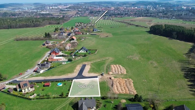 Prodej pozemku pro bydlení, Příbram - Orlov, 1063 m2
