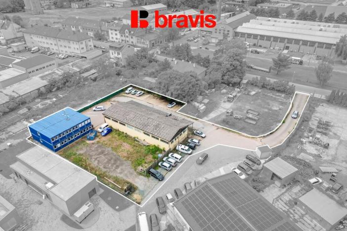Pronájem komerčního pozemku, Brno - Horní Heršpice, Pražákova, 478 m2