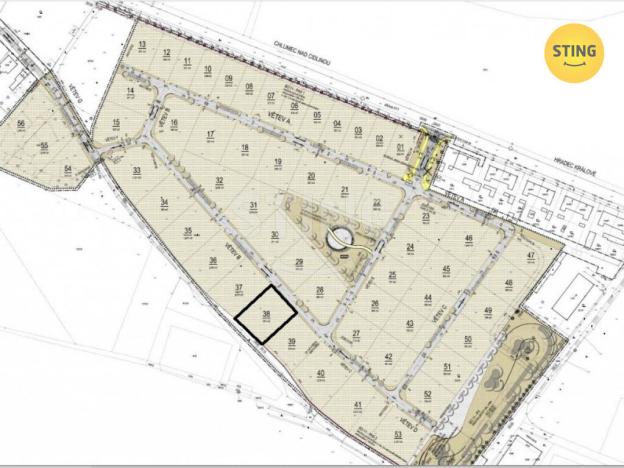 Prodej pozemku pro bydlení, Chlumec nad Cidlinou - Kladruby, 932 m2