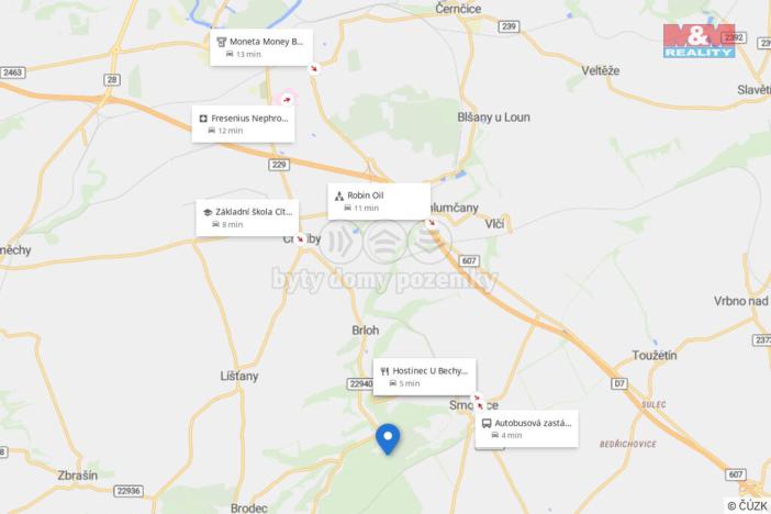 Prodej zahrady, Smolnice, 2370 m2