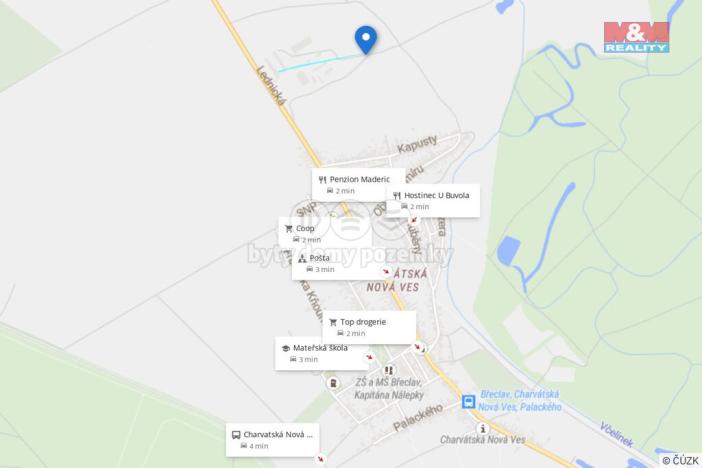 Prodej komerčního pozemku, Břeclav, Lednická, 1896 m2