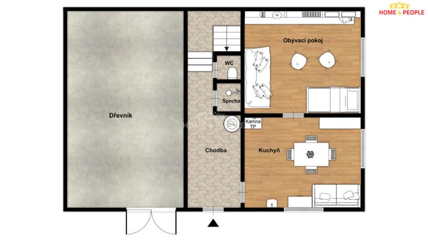 Prodej rodinného domu, Zájezdec, 65 m2