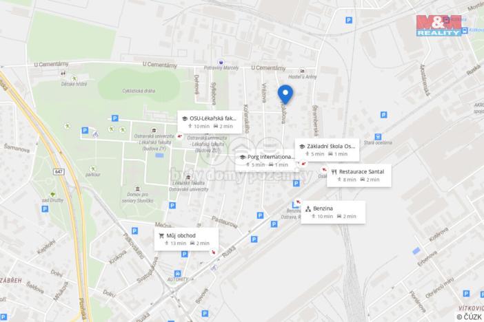 Prodej bytu 2+1, Ostrava - Vítkovice, Holubova, 55 m2