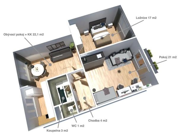 Prodej bytu 3+kk, Mladá Boleslav, Dvořákova, 69 m2