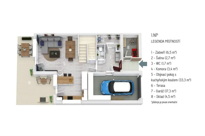 Prodej rodinného domu, Plzeň - Valcha, Jiřičková, 130 m2