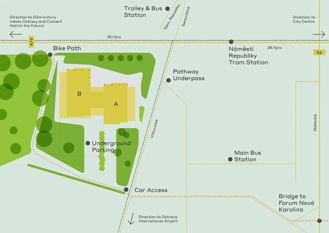 Pronájem kanceláře, Ostrava, 28. října, 250 m2