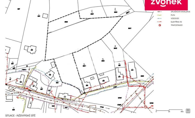 Prodej pozemku pro bydlení, Březůvky, 923 m2