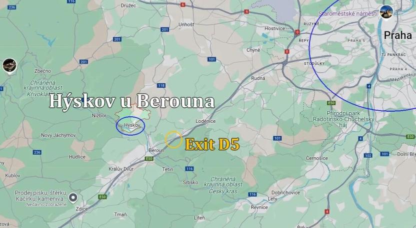 Pronájem skladu, Hýskov, Na Břasích, 500 m2