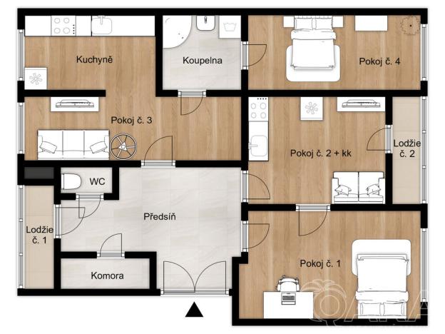 Prodej bytu 4+1, Praha, Sinkulova, 109 m2