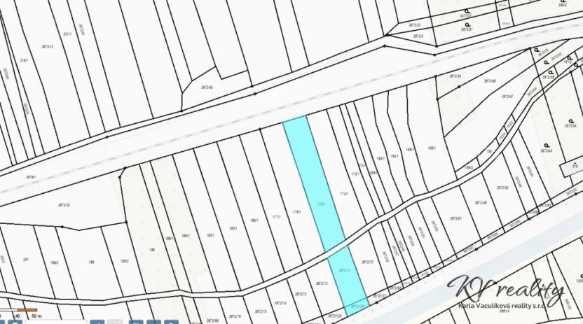 Prodej zahrady, Záhorovice, 1297 m2