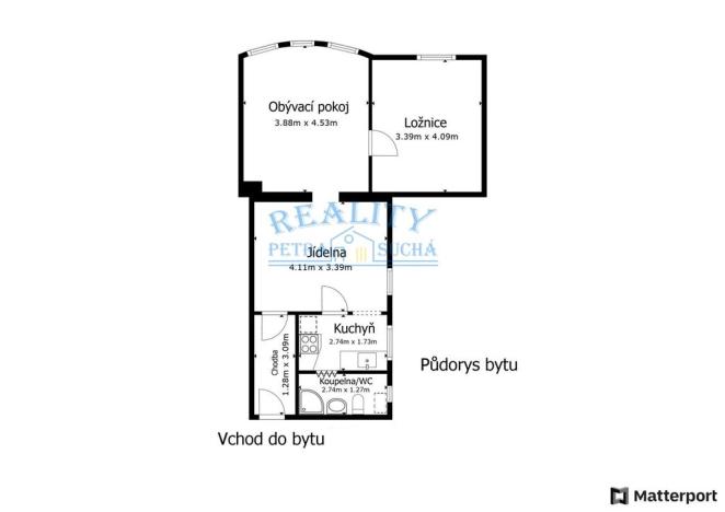 Prodej bytu 3+1, Jablonec nad Nisou, Mánesova, 72 m2