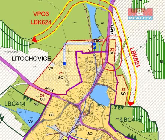 Prodej pozemku pro bydlení, Litochovice, 1109 m2
