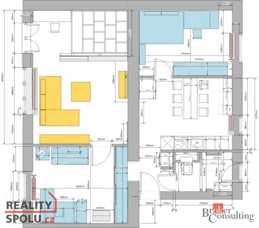Prodej bytu 3+1, Hodonín, nám. B. Martinů, 74 m2