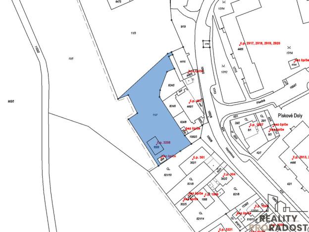 Prodej pozemku pro bydlení, Ostrava, 1938 m2