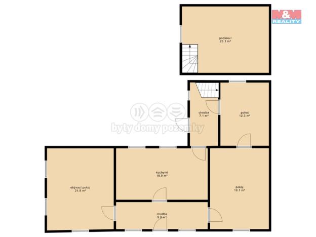 Prodej zemědělské usedlosti, Čejetice, 112 m2