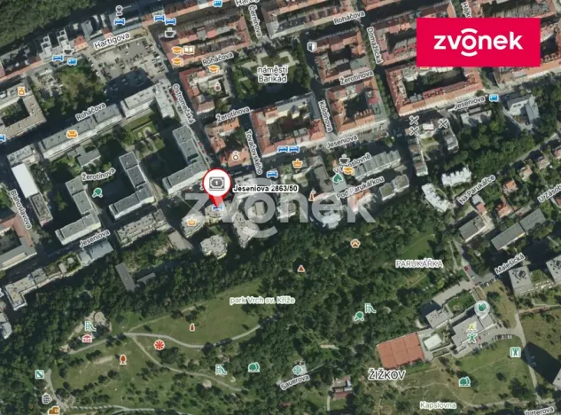 Prodej garáže, Praha - Žižkov, Jeseniova, 12 m2