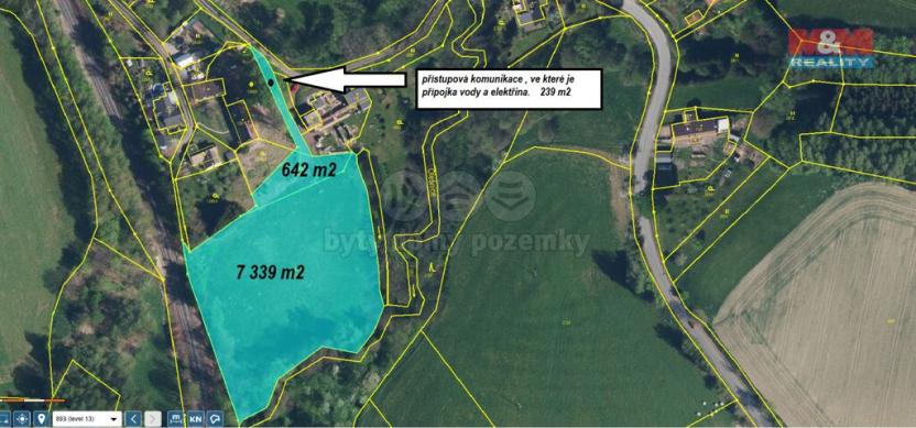 Prodej zahrady, Červený Kostelec - Olešnice, 8220 m2