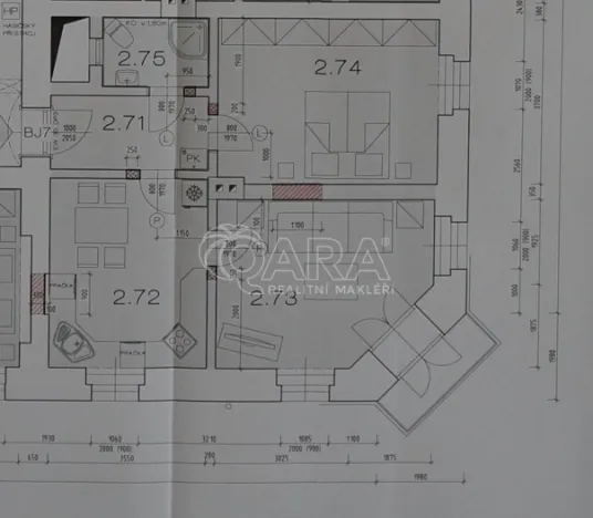 Pronájem bytu 2+1, Nová Bystřice, Vídeňská, 60 m2