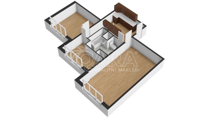 Prodej bytu 2+1, Praha - Kamýk, Zárubova, 60 m2