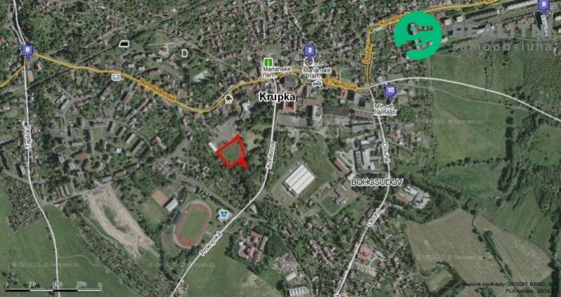 Prodej pozemku pro bydlení, Krupka, 655 m2