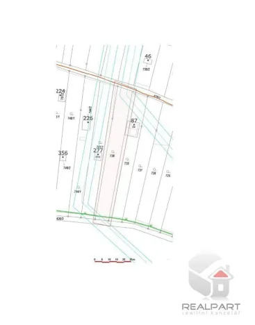 Prodej zahrady, Brno, Hlaváčova, 903 m2