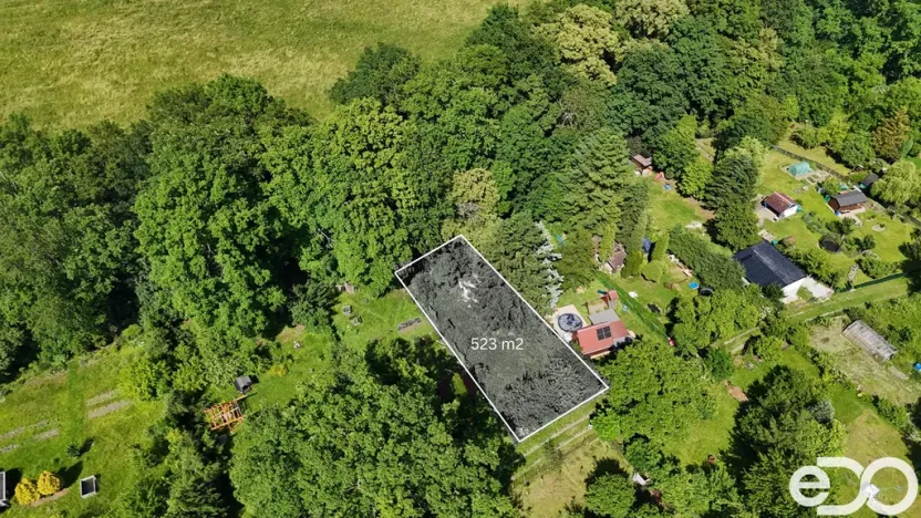 Pronájem zahrady, Děčín, Chrochvice, 523 m2