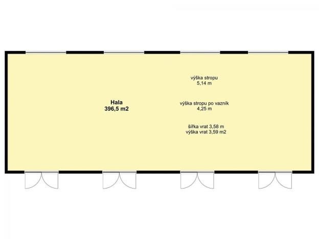 Pronájem skladu, Vrátkov, 1170 m2