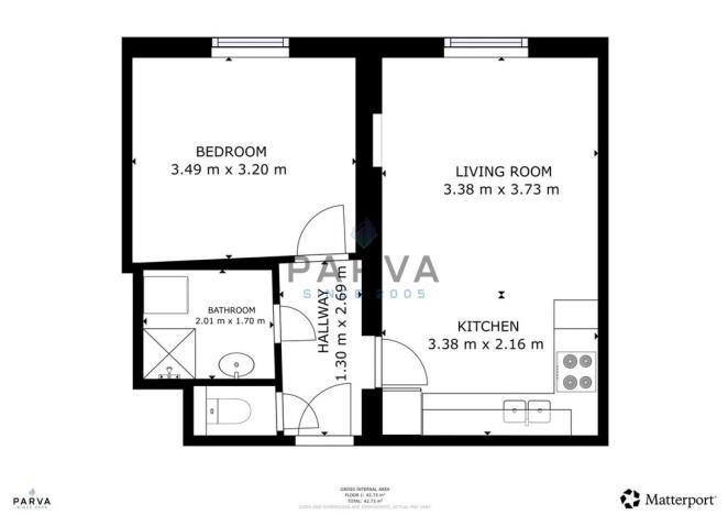 Prodej bytu 2+kk, Praha - Krč, Štúrova, 39 m2