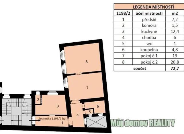 Pronájem bytu 2+kk, Praha - Nové Město, Soukenická, 73 m2