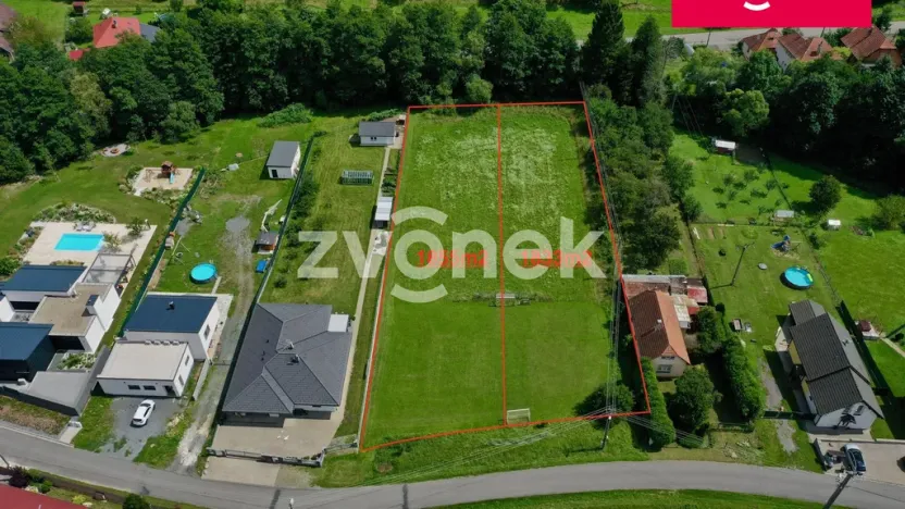 Prodej pozemku pro bydlení, Želechovice nad Dřevnicí, Paseky, 1855 m2