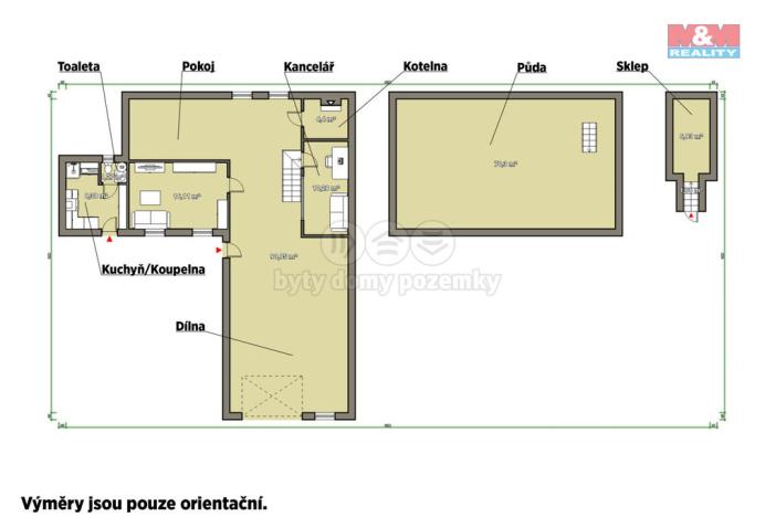 Prodej skladu, Dolní Lukavice - Krasavce, 116 m2