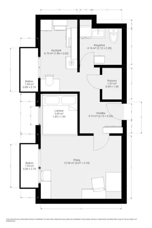 Pronájem bytu 1+1, Brno, Mojmírovo náměstí, 36 m2