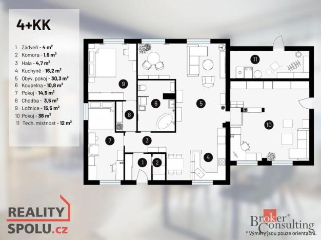 Pronájem rodinného domu, Krupka - Maršov, Angreštový sad, 368 m2
