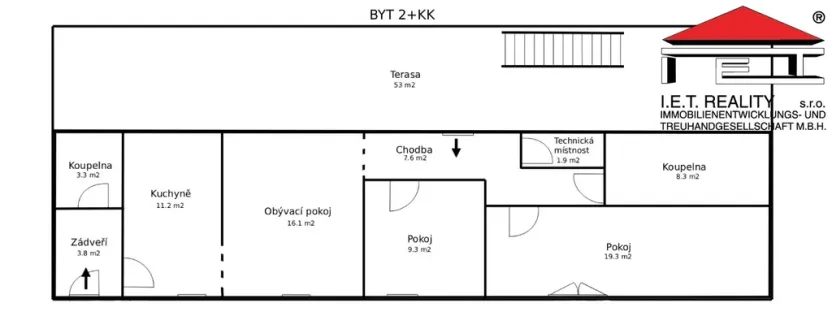 Prodej bytu 2+kk, Praha - Lochkov, Cementářská, 45 m2