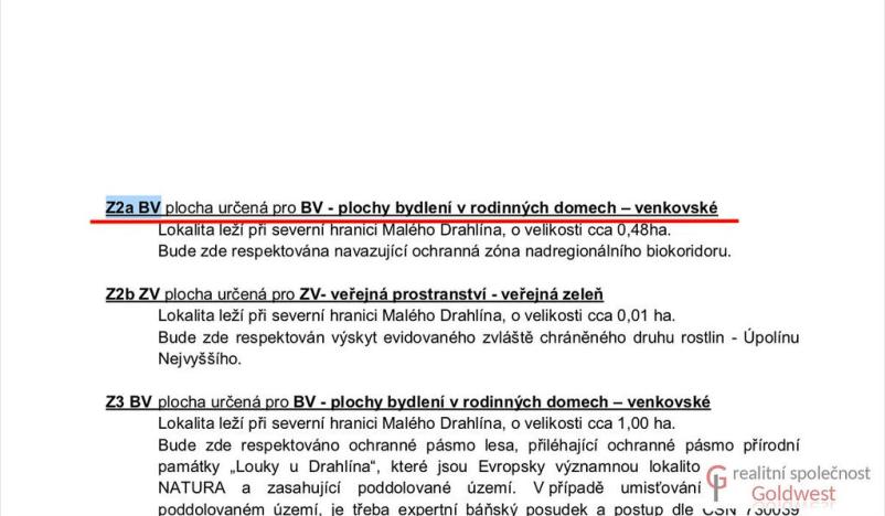 Prodej pozemku, Drahlín, 7939 m2