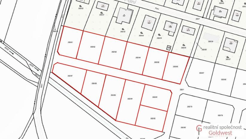 Prodej pozemku, Rožďalovice, 820 m2