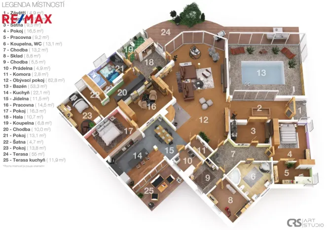 Prodej rodinného domu, Kostelec nad Labem - Jiřice, K Paterům, 290 m2