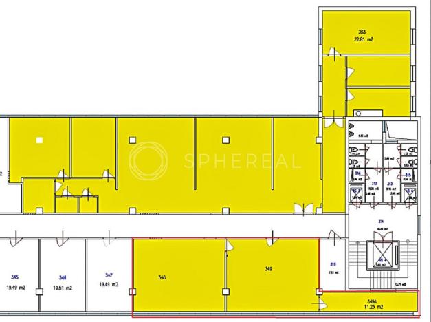 Pronájem kanceláře, Brno - Žabovřesky, Veveří, 91 m2