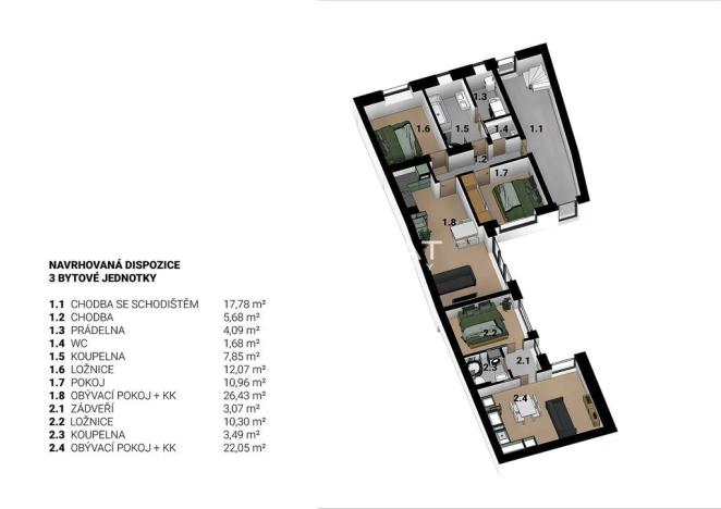 Prodej pozemku, Brno - Líšeň, Podolská, 431 m2