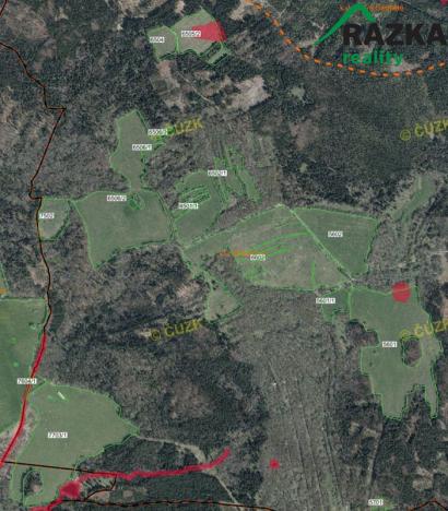 Prodej pole, Hošťka, 645446 m2