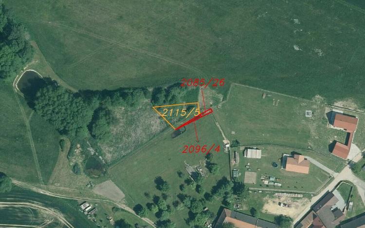 Prodej pozemku, Trhové Sviny, 458 m2