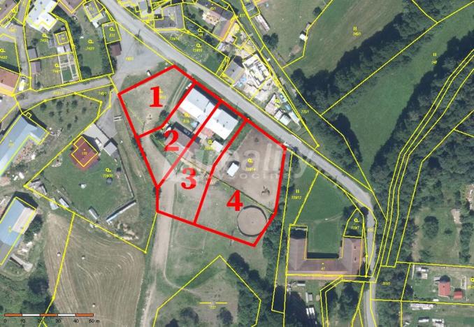 Prodej pozemku pro bydlení, Lhotka, 1425 m2
