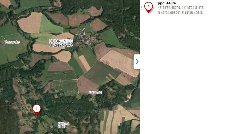 Prodej pole, Chýnov - Dobronice u Chýnova, 22334 m2