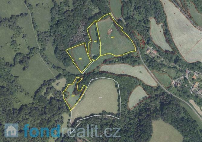 Prodej pole, Zubrnice, 97180 m2